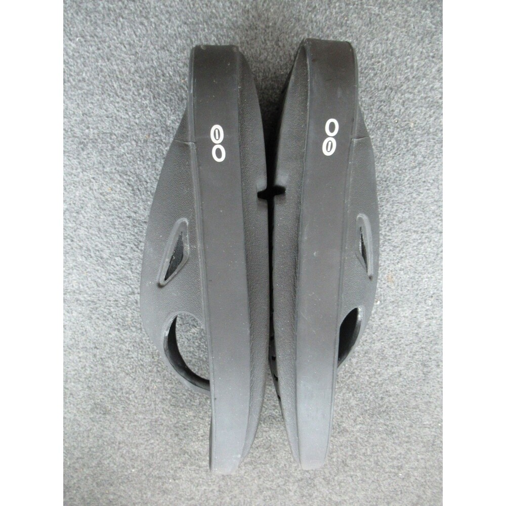 OOFOS Unisex Thong Sandal Size M6 W8 Black OOahh Sport Recovery Slide - Picture 12 of 13